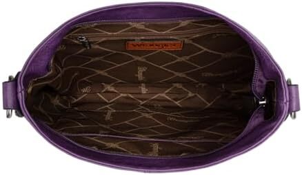 کیف های زنانه رانگلر هوبو کیف های شانه ای نواری نخی راه راه و کیف های دستی با بند Image