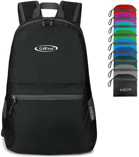 کوله‌پشتی ضدآب بسیار سبک تاشو G4Free کوچک 20 لیتری برای کمپینگ زنانه دوچرخه‌سواری مردانه Image