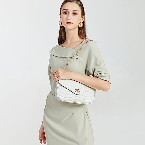 کیف زنانه جیهان جیهان بادی جیهان کیف دستی شانه ای طرح دار کیف کوچک Image