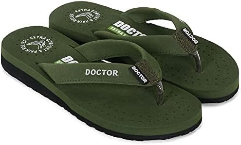 DOCTOR EXTRA SOFT Ortho Care زنانه ارتوپدی و دیابتی احساس خوب فوق العاده راحت Dr Sliders فلیپ فلاپ و دمپایی خانه برای زنان و دختران OR-D-16 Image