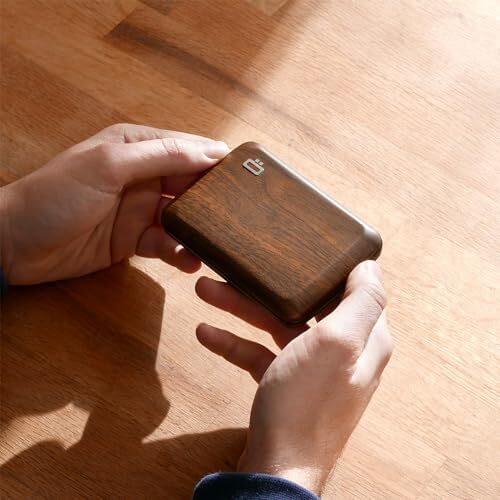 کیف پول هوشمند آلومینیومی V2 - گیره فلزی - نگهدارنده کارت مسدود کننده RFID - دارای حداکثر 10 کارت و اسکناس Image
