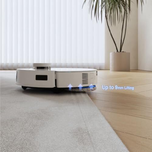 جاروبرقی رباتی ECOVACS DEEBOT T30 PRO OMNI با عملکرد تی کشی، تی کشی TrueEdge، برس بدون گره، قدرت مکش ۱۱,۰۰۰ PA با آب داغ و شستشوی هوشمند، نقره‌ای Image