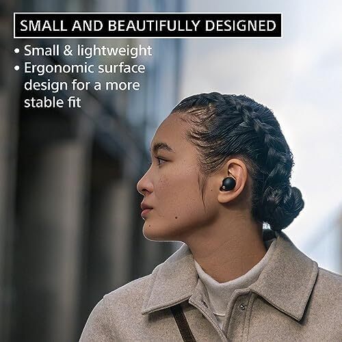 سونی WF-1000XM5 بهترین هدفون بی‌سیم واقعی با قابلیت حذف نویز، صدای با کیفیت بالا، عمر باتری ۲۴ ساعت، اتصال چند نقطه‌ای، مقاومت در برابر آب IPX4، مشکی، نسخه امارات - ۱ سال گارانتی Image