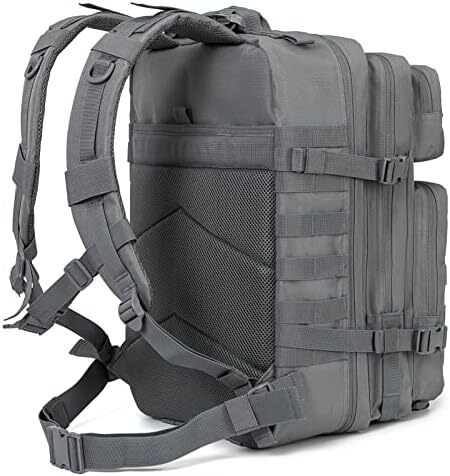 QT&QY 45L Military Tactical Backpacks Molle Army Assault Pack 3 Day Bug Out Survival Bag Hiking Treeking Rucksack Image