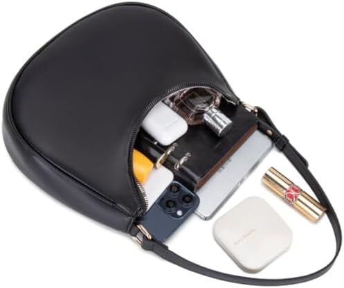 کیف‌های شانه‌ای زنانه CYHTWSDJ، کیف دستی مینی کلاچ مدل Hobo Tote با زیپ بسته Image