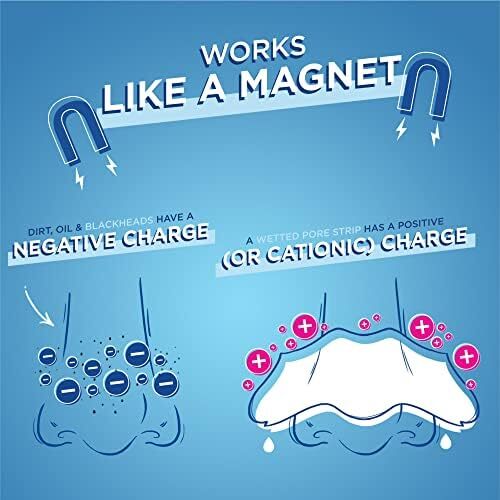 بیور نوز+صورت، نوارهای پاکسازی عمیق منافذ، ۱۴ عدد، ۷ عدد برای بینی + ۷ عدد برای چانه یا پیشانی، با حذف فوری جوش‌های سرسیاه و باز کردن منافذ، بدون روغن، غیر کومدون‌زا (بسته‌بندی ممکن است متفاوت باشد) Image