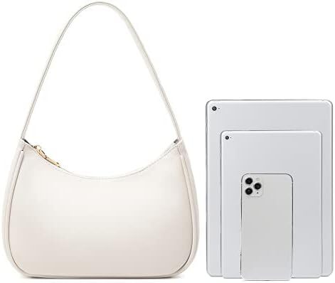 کیف‌های شانه‌ای زنانه CYHTWSDJ، کیف دستی مینی کلاچ مدل Hobo Tote با زیپ بسته Image