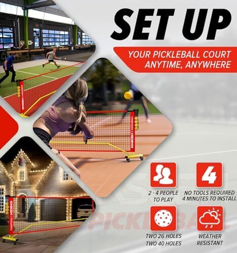 KASCEN 4 Pack ایالات متحده Pickleball (USAPA) مورد تایید Pickleball-V1 Image