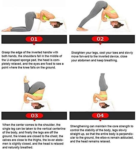 پایه یوگا، نیمکت‌های مدیتیشن، صندلی وارونه، ایده‌آل برای تمرین، تناسب اندام و باشگاه، کاهش استرس و بدنسازی - قاب فولادی Image