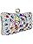 کیف پول‌های Clutch کریستالی Boutique De FGG برای کیف‌های شب زنانه کیف بدلیجات جشن عروسی Thumbnail