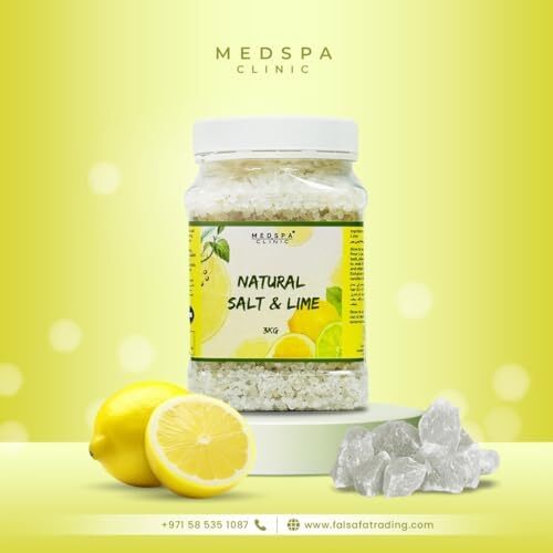 نمک حمام طبیعی و آهک Medspa 3 کیلوگرم - نمک حمام طبیعی - بهترین برای خواب خوب - آرامش بخش - آرام بخش - مراقبت از بدن - زیبایی - رایحه درمانی