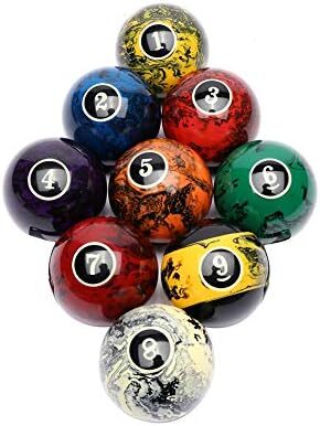 مجموعه توپ های بیلیارد حرفه ای CUPPA، 16 توپ کامل برای میزهای بیلیارد Image