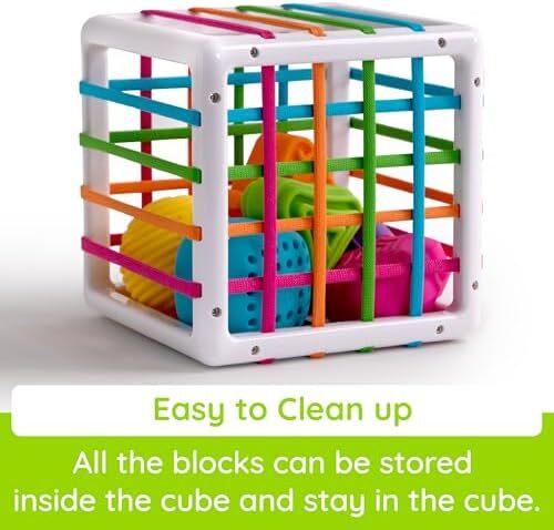 Fat Brain Toys InnyBin Baby Toys & Gifts for Babies, Multi, 50149 Image