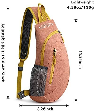 G4Free Sling Small Bags Shoulder کوله پشتی بسته قفسه سینه کیف کراس بادی کوله پشتی Image