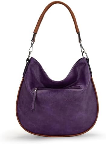 کیف های زنانه رانگلر هوبو کیف های شانه ای نواری نخی راه راه و کیف های دستی با بند Image