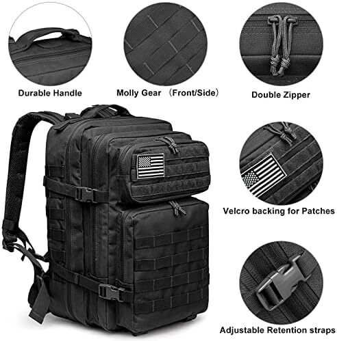 کوله‌پشتی پیاده‌روی تاکتیکی نظامی 40 لیتری G4Free 3 روزه حمله 3 روزه بقا Molle Pack Bug Out کیف کوله‌پشتی ماهیگیری Image