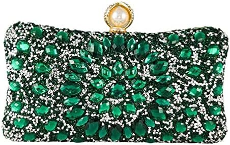 کیف پول‌های Clutch کریستالی Boutique De FGG برای کیف‌های شب زنانه کیف بدلیجات جشن عروسی