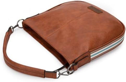 کیف های زنانه رانگلر هوبو کیف های شانه ای نواری نخی راه راه و کیف های دستی با بند Image