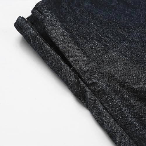 دامن های کوتاه چهارخانه گوتیک IDEALSANXUN برای دامن های چهارخانه کمر بلند زنانه Image