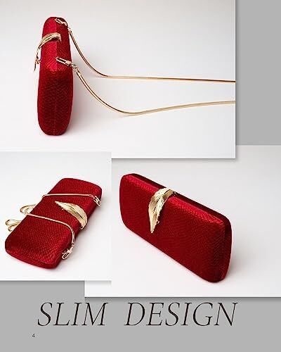 کیف مجلسی قبل و همیشه - کیف های کوچک کلاچ برای زنان عروسی - کیف های دستی شب زنانه مجلسی رسمی شب بادی Image