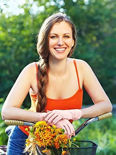 دستکش بدون انگشت Maxdot ضد لغزش محافظ UV دستکش رانندگی تابستانی در فضای باز برای زنان و دختران Image