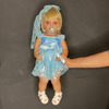 عروسک سیلیکونی وینیل واقعی ۲۲ اینچی(۵۵ سانتیمتر) با لباس آبی رنگ  و لوازم جانبی برای سن +۳ Thumbnail