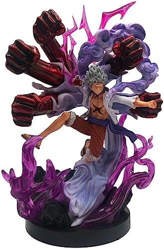 JAW REX One Piece Anime Big Monkey D. Luffy Figure (28 سانتی متر) | دنده 5 Haki Gatling