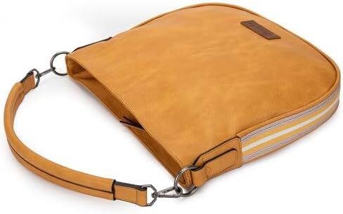 کیف های زنانه رانگلر هوبو کیف های شانه ای نواری نخی راه راه و کیف های دستی با بند Image