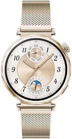 ساعت هوشمند HUAWEI WATCH GT5 با قطر 41 میلی‌متر، عمر باتری تا 7 روز، طراحی تیز و مدرن، ردیابی سلامت، سازگار با iOS و Android، 3 ماه خدمات HUAWEI Care+، رنگ طلایی Image