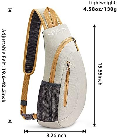 G4Free Sling Small Bags Shoulder کوله پشتی بسته قفسه سینه کیف کراس بادی کوله پشتی Image