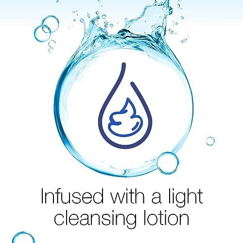 پاک کننده آرایش Neutrogena، دستمال مرطوب صورت، تمیز کردن عمیق، بسته 25 دستمال مرطوب Image