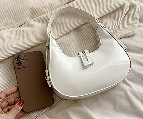 کیف های شانه هلالی زنانه یکپارچهسازی با سیستمعامل Y2k 90s Hobo Handbags دسته بالا کیف زیر بغل Y2k کیف های مد روز Image