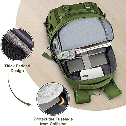 کوله پشتی مسافرتی XQXA، کوله پشتی پیاده روی ضد آب با ظرفیت 45 لیتری کوله پشتی لپ تاپ 17.3 اینچی مردانه کوله پشتی کوهنوردی زنانه برای کمپینگ ورزشی در فضای باز Image