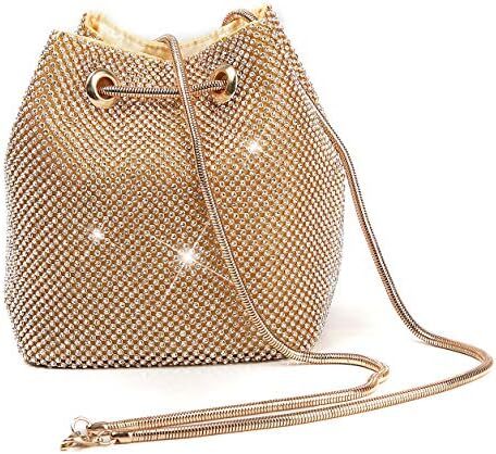 Mogor زنانه مثلث Bling براق کیف تاج جعبه کلاچ شب کیف های لوکس مهمانی Image
