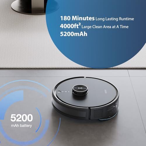 جاروبرقی رباتیک ECOVACS DEEBOT Y1 Pro Plus با ایستگاه خالی‌سازی خودکار، قدرت مکش 6500Pa، جارو و تی 2 در 1، فناوری ناوبری پیشرفته LDS و پشتیبانی از نقشه‌برداری واقعی برای چندین طبقه - 1 سال گارانتی Image