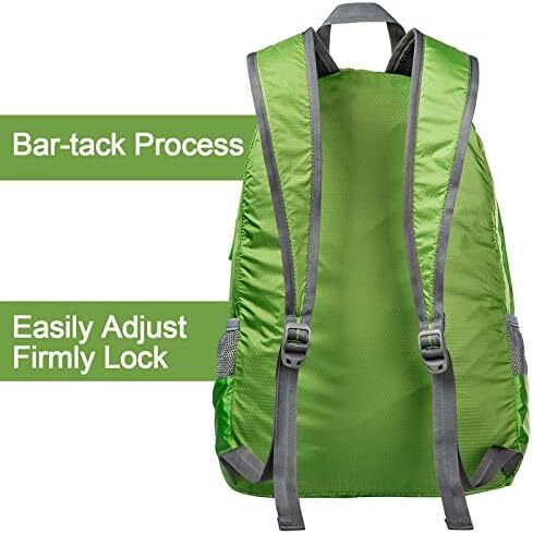 کوله‌پشتی ضدآب بسیار سبک تاشو G4Free کوچک 20 لیتری برای کمپینگ زنانه دوچرخه‌سواری مردانه Image