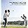 توری قابل حمل KASCEN Pickleball با چرخ - 22FT USAPA سایز تنظیمی توری Pickleball برای Driveway با نگهدارنده توپ، 4 Pickleball، کیف حمل برای فضای بیرونی سیاه سفید Thumbnail