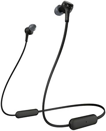 هدفون بی‌سیم درون‌گوشی سونی WI-XB400 با بیس اضافی - مشکی