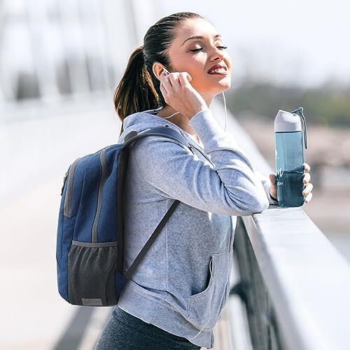 G4Free 16L RFID Blocking Hiking Daypack کوله پشتی کوچک مسافرتی در فضای باز ضد آب برای مردان زنان