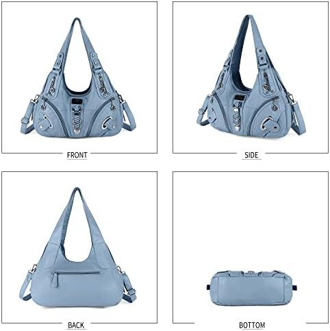 کیف دستی و کیف دستی Angelkiss Hobo برای زنان کیف دستی زنانه کیف زنانه کیف های شانه بزرگ روزانه Image