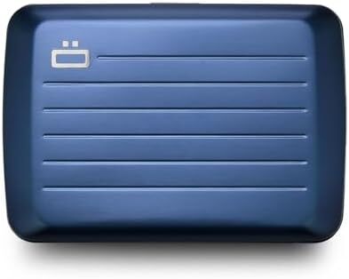 کیف پول هوشمند آلومینیومی V2 - گیره فلزی - نگهدارنده کارت مسدود کننده RFID - دارای حداکثر 10 کارت و اسکناس Image