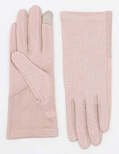 دستکش های ضد آفتاب سبک وزن زنانه محافظ در برابر اشعه ماوراء بنفش تابستانی دستکش های نخی رانندگی Image