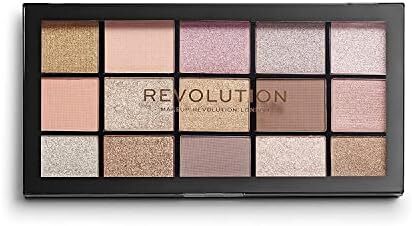 Makeup Revolution Makeup Revolution, پالت سایه چشم Reloaded, Fundamental, 15 Shades, 16.5 گرم Image