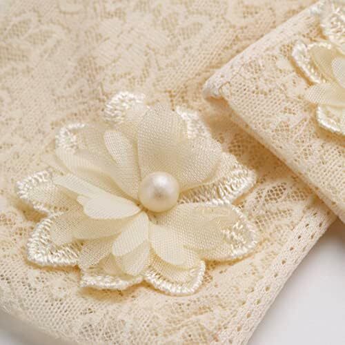 دستکش توری عروسی BABEYOND دستکش کوتاه زنانه برای مهمانی چای دستکش مچی ضیافت دستکش رقص تابستانی Image