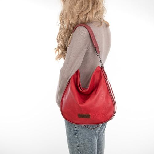 کیف های زنانه رانگلر هوبو کیف های شانه ای نواری نخی راه راه و کیف های دستی با بند Image