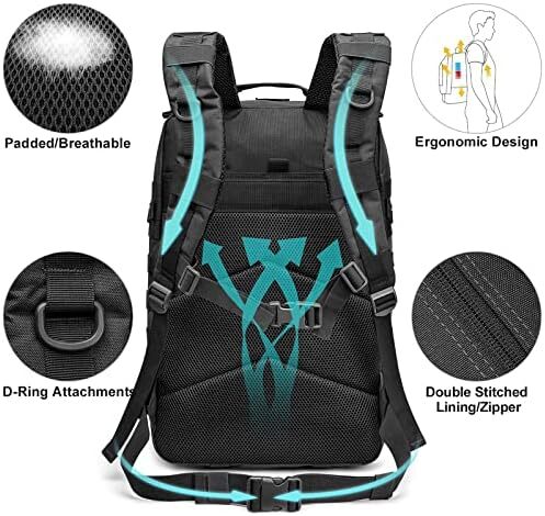 کوله‌پشتی پیاده‌روی تاکتیکی نظامی 40 لیتری G4Free 3 روزه حمله 3 روزه بقا Molle Pack Bug Out کیف کوله‌پشتی ماهیگیری Image