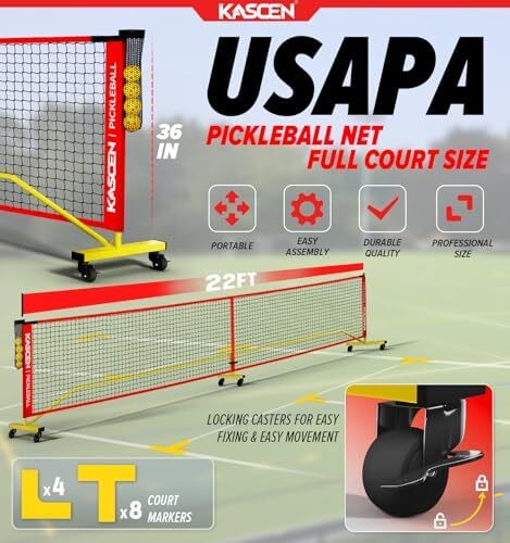 KASCEN 4 Pack ایالات متحده Pickleball (USAPA) مورد تایید Pickleball-V1 Image
