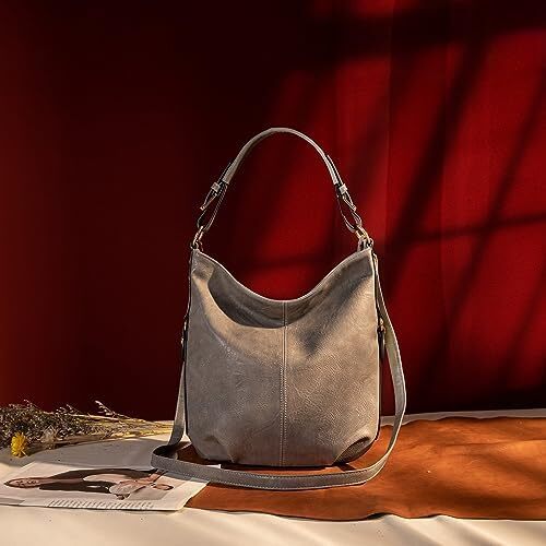 کیف دستی زنانه مونتانا West Hobo کیف های بزرگ و کیف های دستی با گل میخ و بند کراس بادی Image