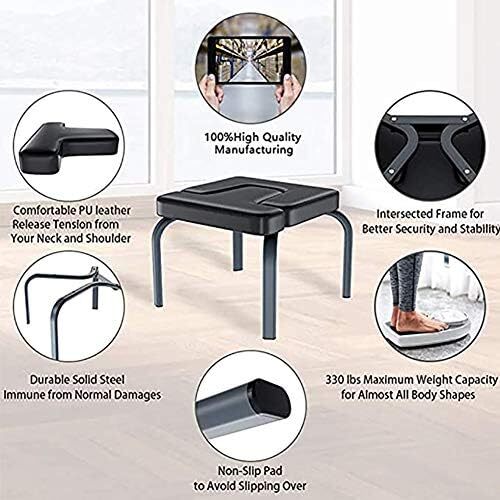پایه یوگا، نیمکت‌های مدیتیشن، صندلی وارونه، ایده‌آل برای تمرین، تناسب اندام و باشگاه، کاهش استرس و بدنسازی - قاب فولادی Image