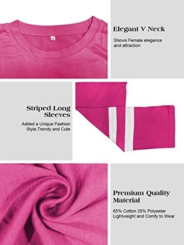 تی‌شرت زنانه یقه گرد/ویژه زنانه زنانه نیم‌آستین تی‌شرت‌های بیسبال سایز بزرگ تاپ‌های تونیک Image